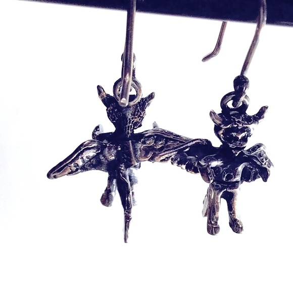Jewelry - Sterling Silver Devil Earrings